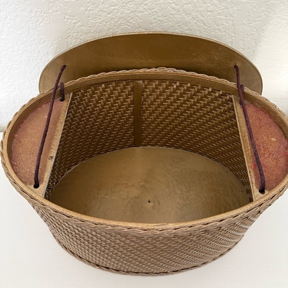 VTG 50’s Oval Poodle Wicker Sewing/Notions Basket Keepsake~Granny Chic - Picture 7 of 9